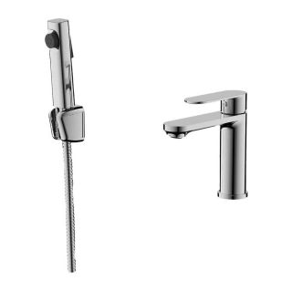 Смеситель для раковины с гигиеническим душем Maretti Florenza FLG32RF70, хром